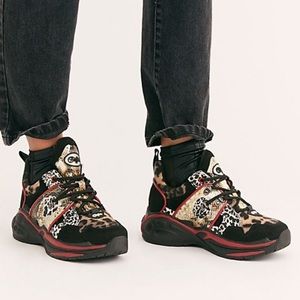 Free People Buffalo brand Cray Sneakers Leopard